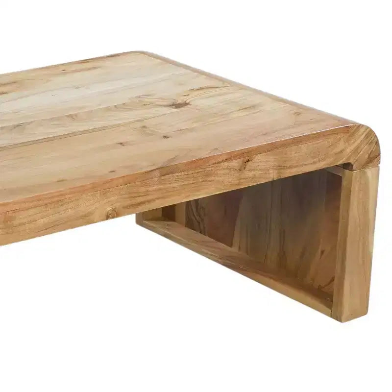 Table basse artisanale naturelle