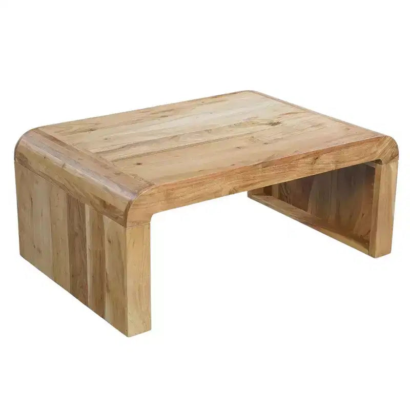 Table basse artisanale naturelle