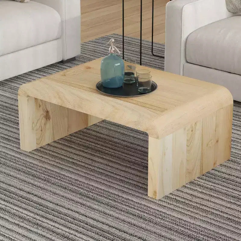Table basse artisanale naturelle