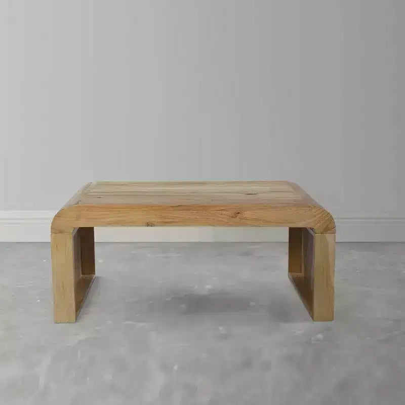 Table basse artisanale naturelle