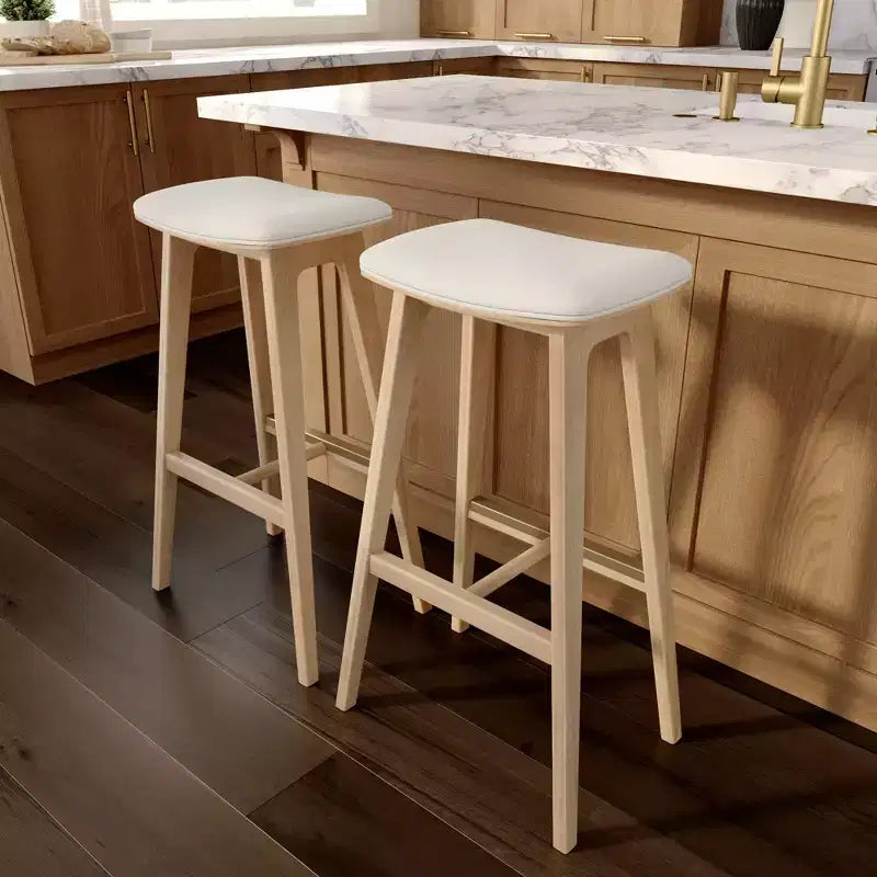 Tabouret de bar rembourré (76 cm)