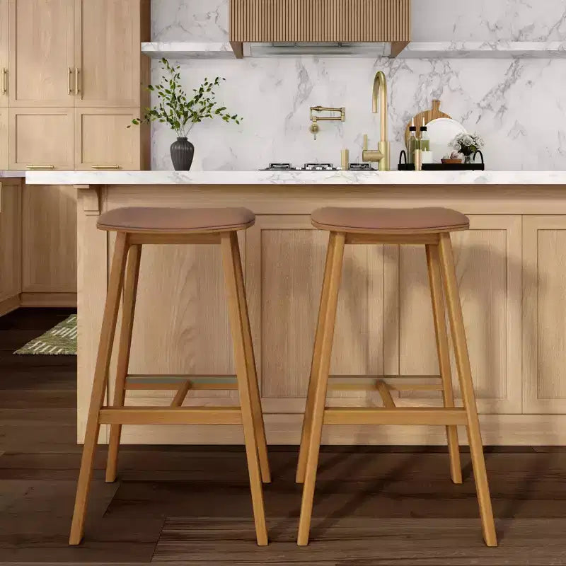 Tabouret de bar rembourré (76 cm)