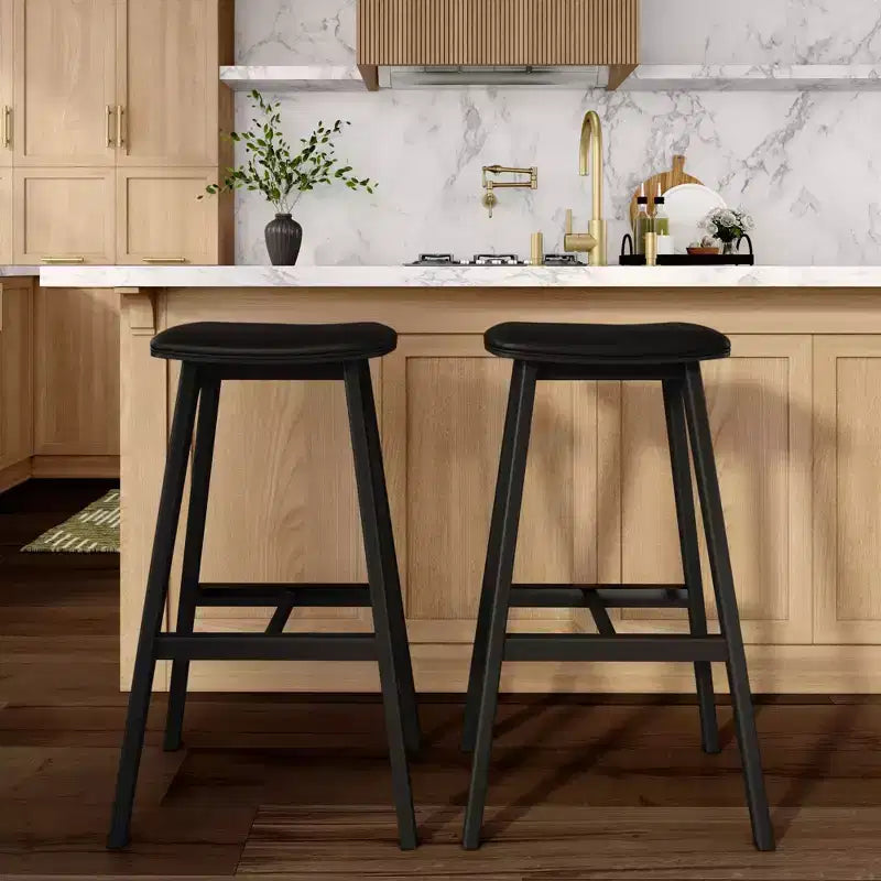 Tabouret de bar rembourré (76 cm)