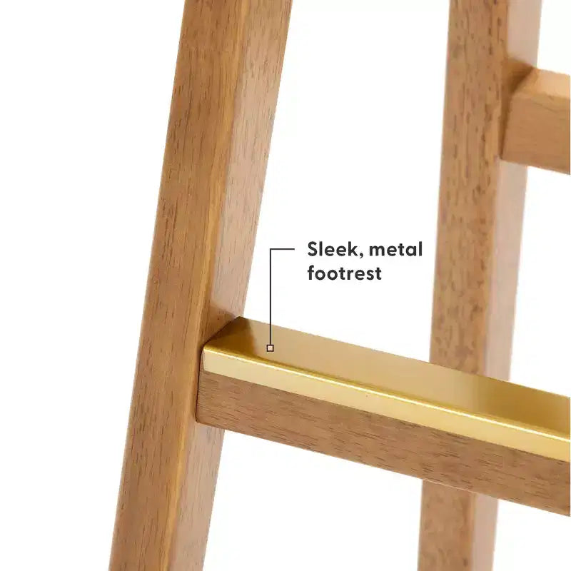 Tabouret de bar rembourré (76 cm)