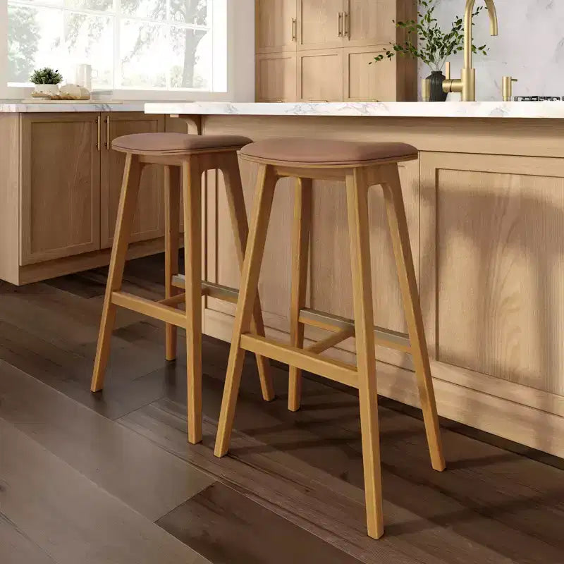 Tabouret de bar rembourré (76 cm)