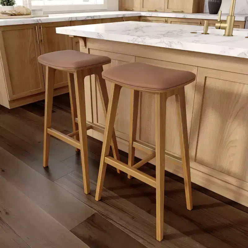 Tabouret de bar rembourré (76 cm)