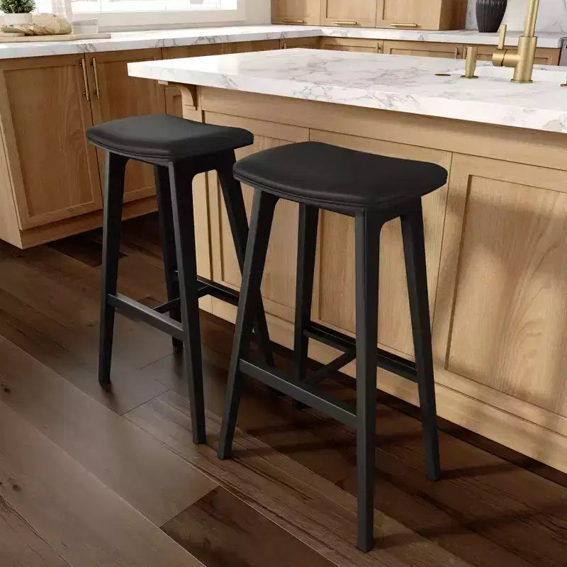 Tabouret de bar rembourré (76 cm)