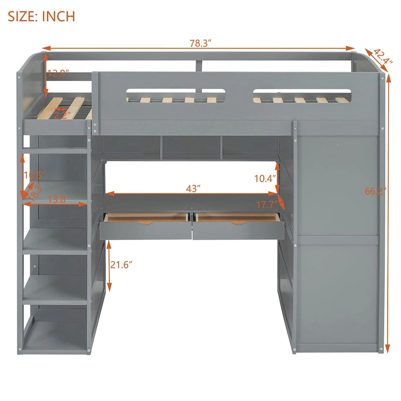 Lit mezzanine simple
