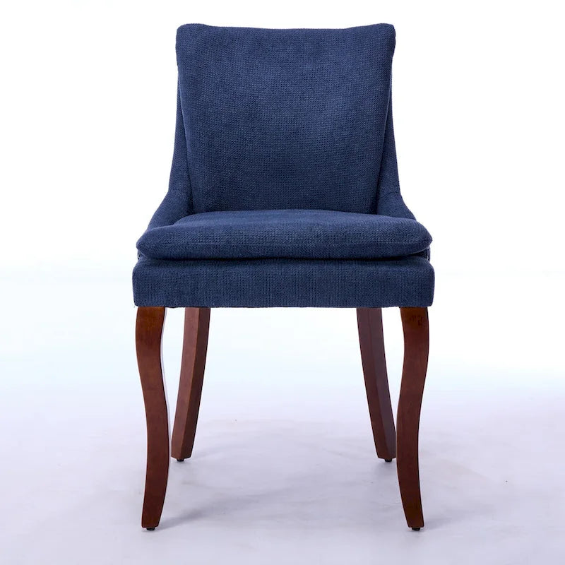 Lot de 2 chaises de salle à manger double épaisseur rembourrées