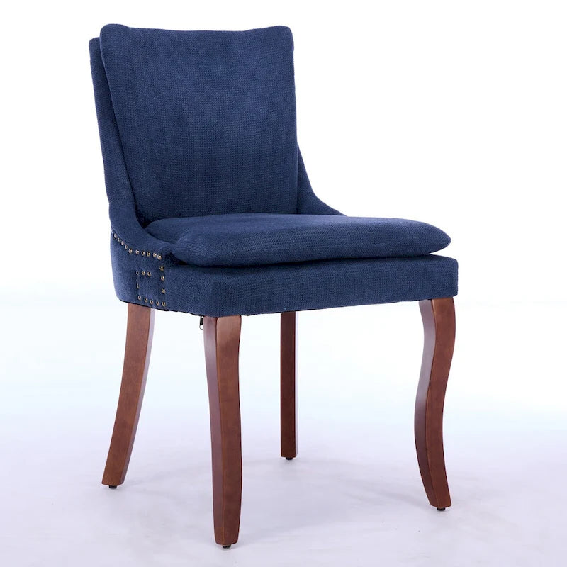 Lot de 2 chaises de salle à manger double épaisseur rembourrées