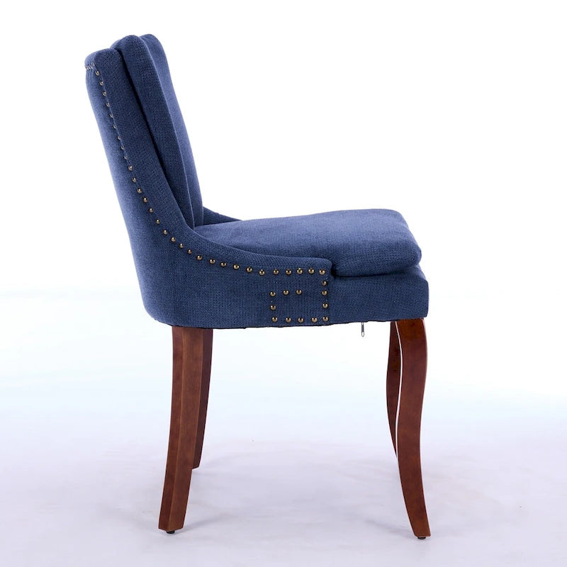 Lot de 2 chaises de salle à manger double épaisseur rembourrées