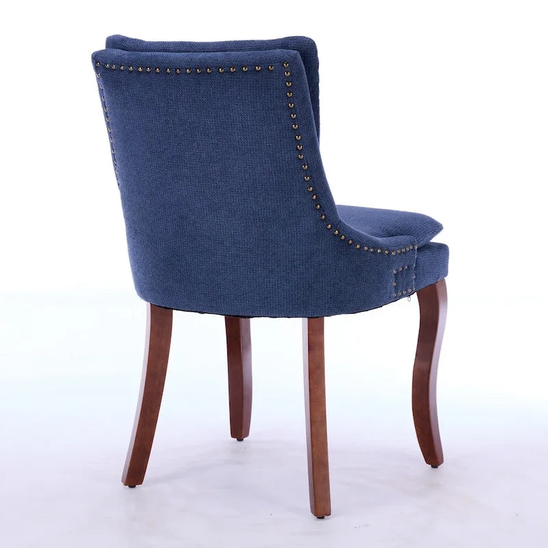 Lot de 2 chaises de salle à manger double épaisseur rembourrées