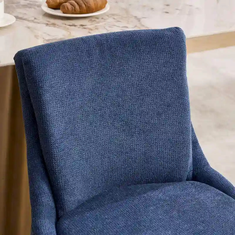 Lot de 2 chaises de salle à manger double épaisseur rembourrées