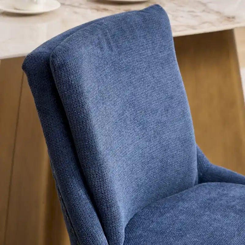 Lot de 2 chaises de salle à manger double épaisseur rembourrées