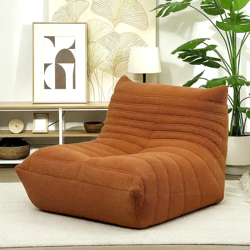 Pouf poire géant pour adultes, Canapé paresseux Fireside
