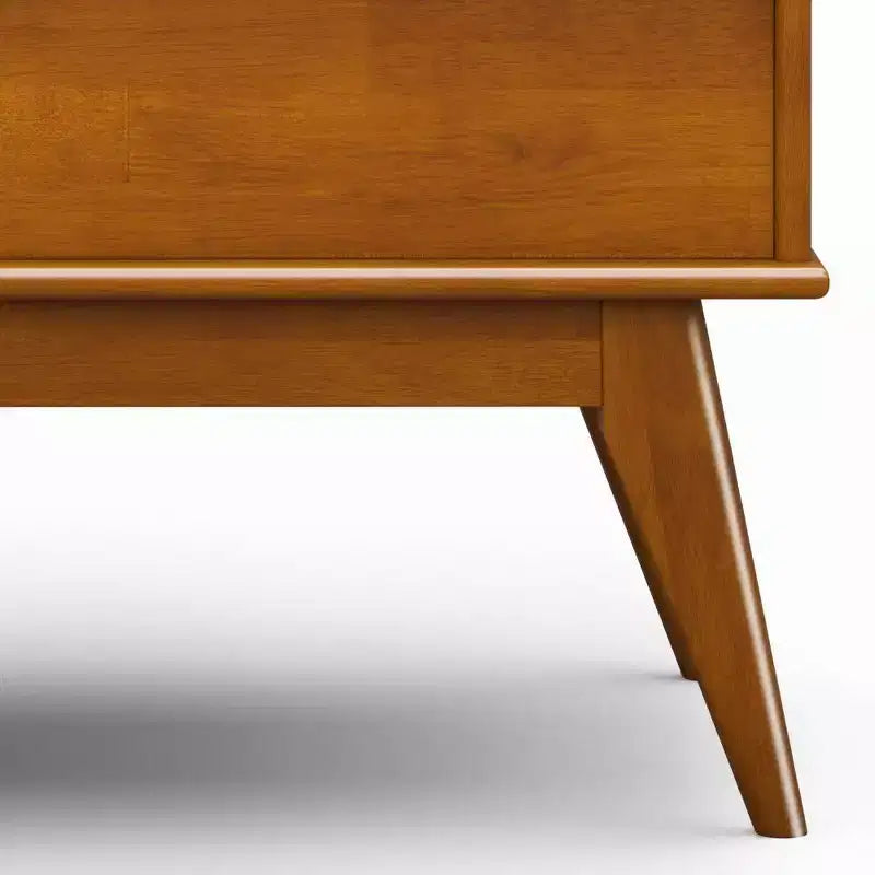 Table basse teck marron moderne