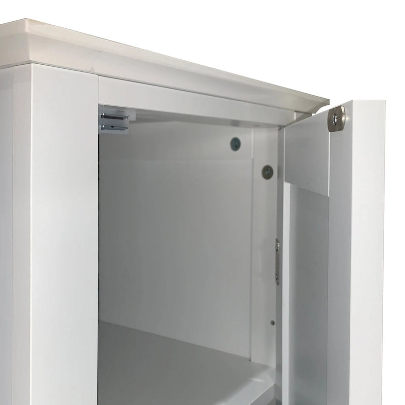 Meuble de salle de bain étroit sur pied à 5 niveaux