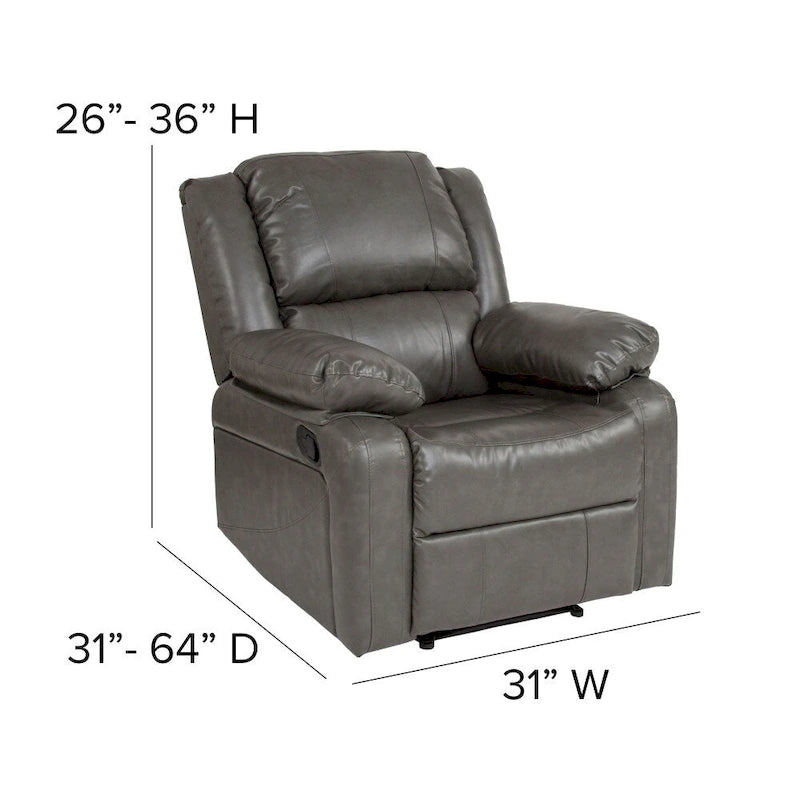 Fauteuil inclinable dossier microfibre