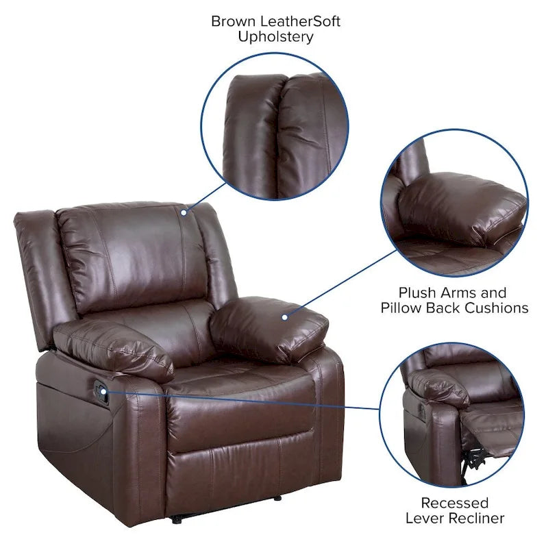 Fauteuil inclinable dossier microfibre