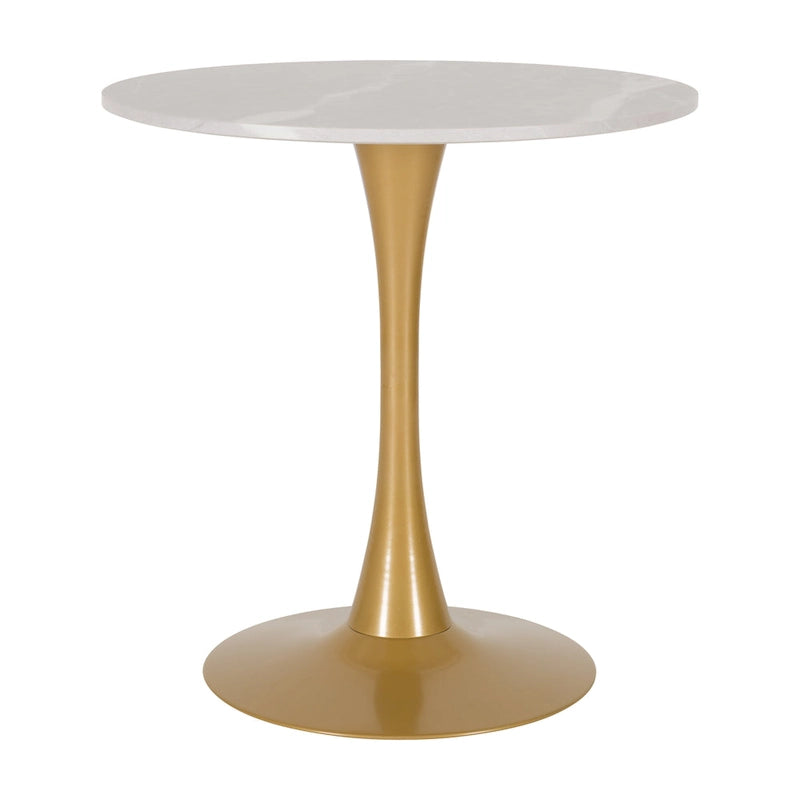 Table de bistrot ronde avec pied central