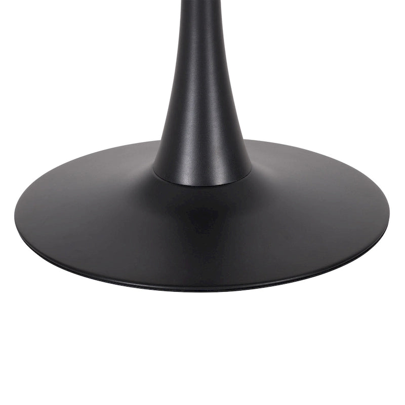 Table de bistrot ronde avec pied central