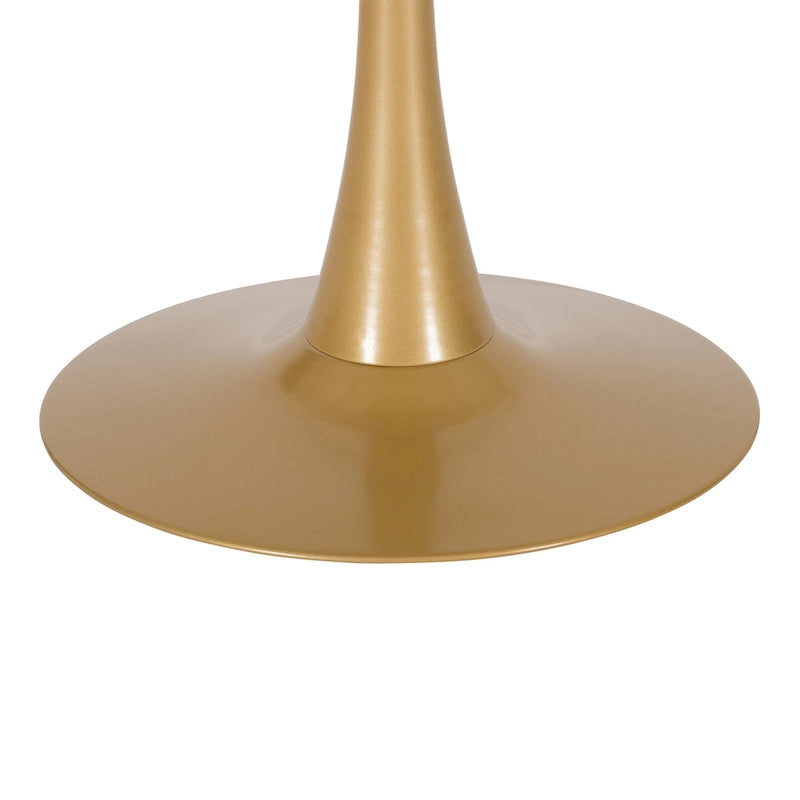 Table de bistrot ronde avec pied central