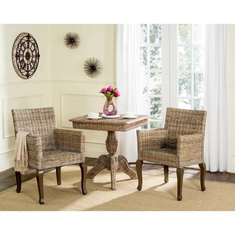 Chaise de salle à manger naturelle (Lot de 2)