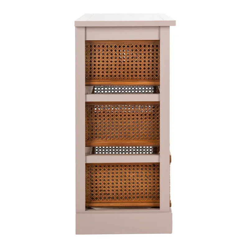 Meuble de rangement blanc à 4 tiroirs
