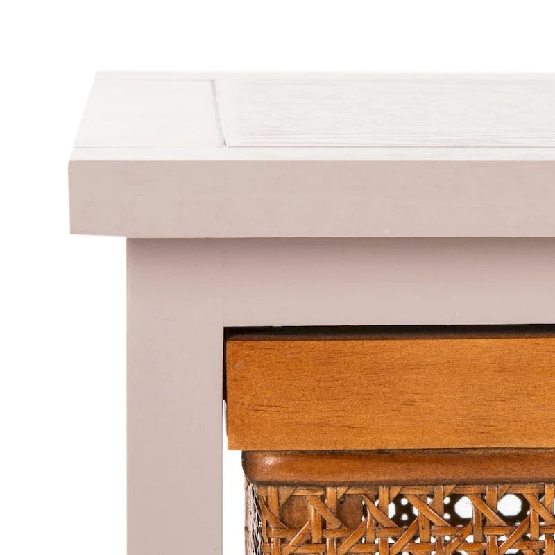 Meuble de rangement blanc à 4 tiroirs