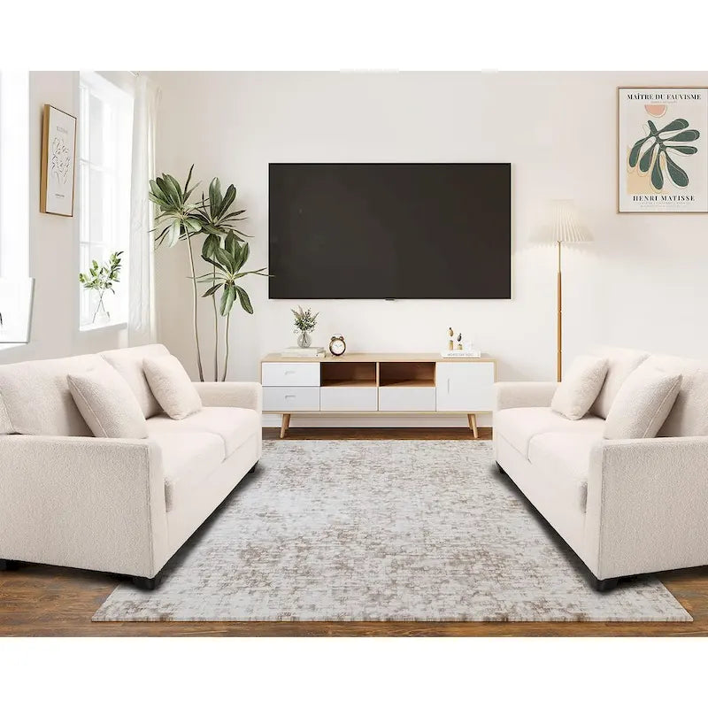 Causeuse surdimensionnée canapé moderne avec assise profonde