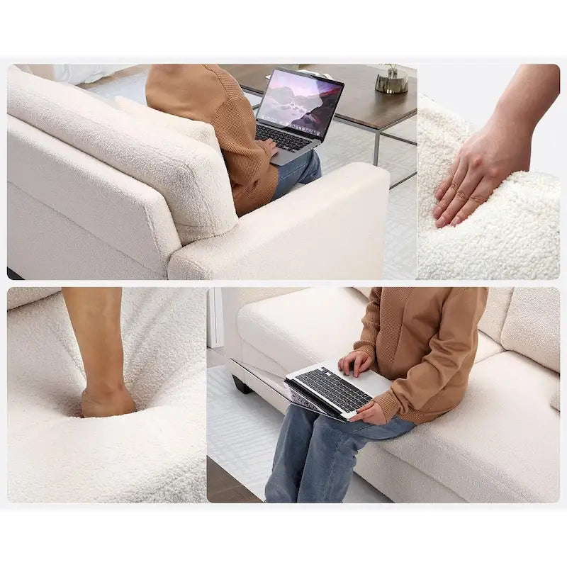 Causeuse surdimensionnée canapé moderne avec assise profonde