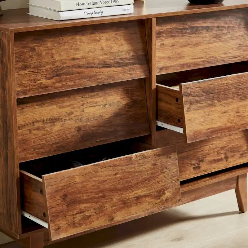 Commode double à 6 tiroirs