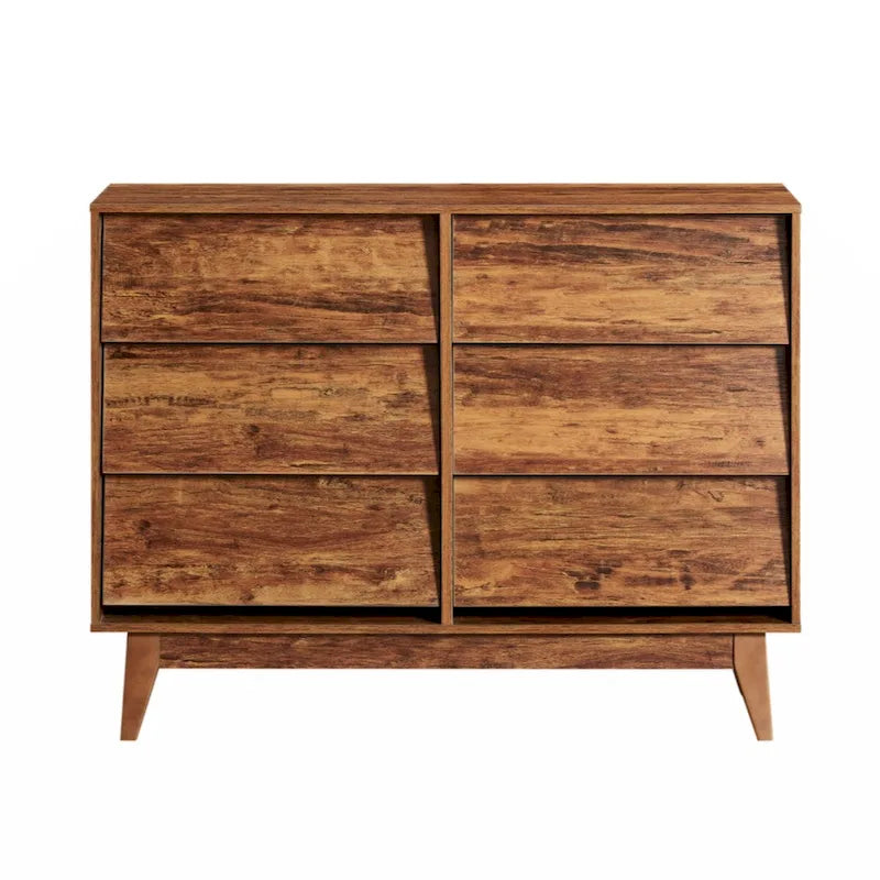 Commode double à 6 tiroirs