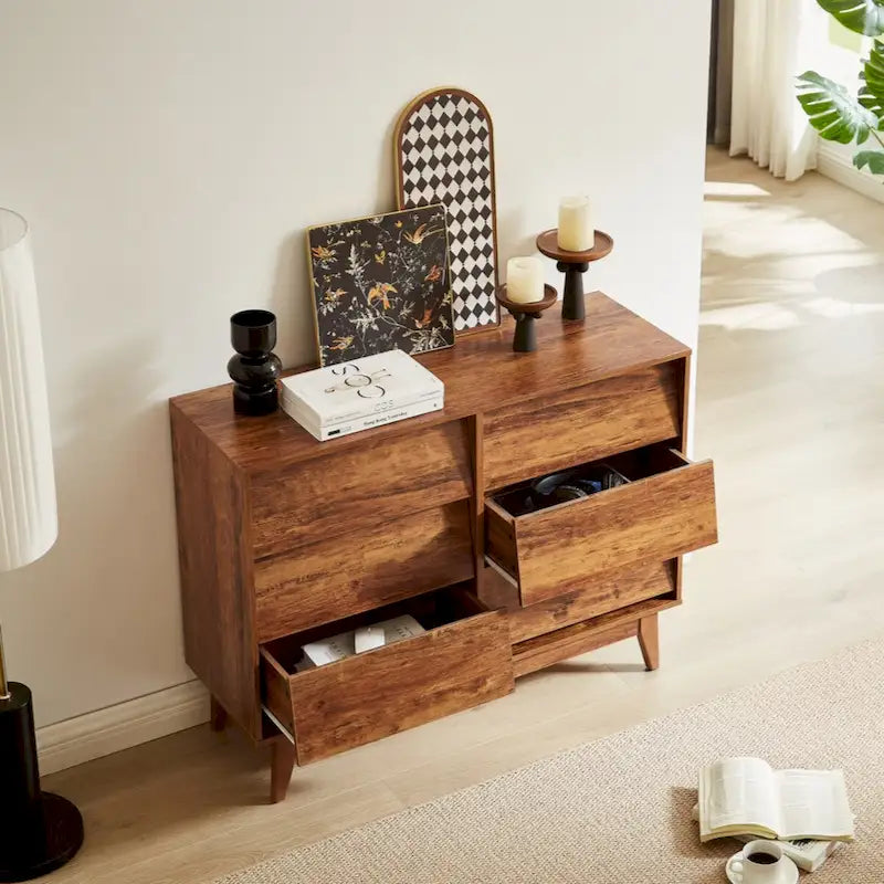 Commode double à 6 tiroirs
