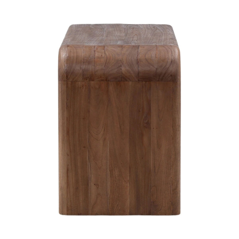 Bureau de 55 po de large, brun moyen