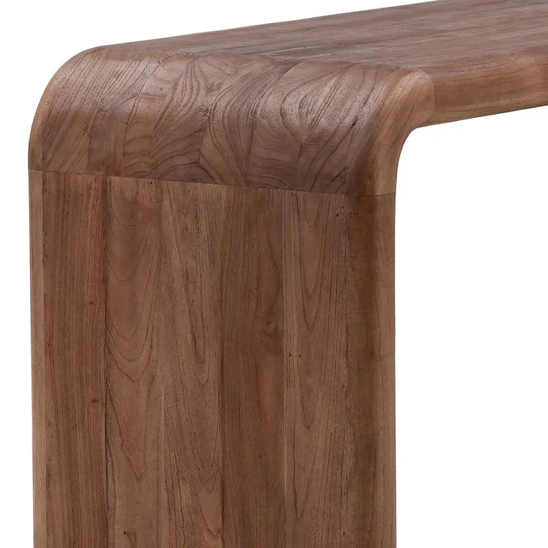 Bureau de 55 po de large, brun moyen