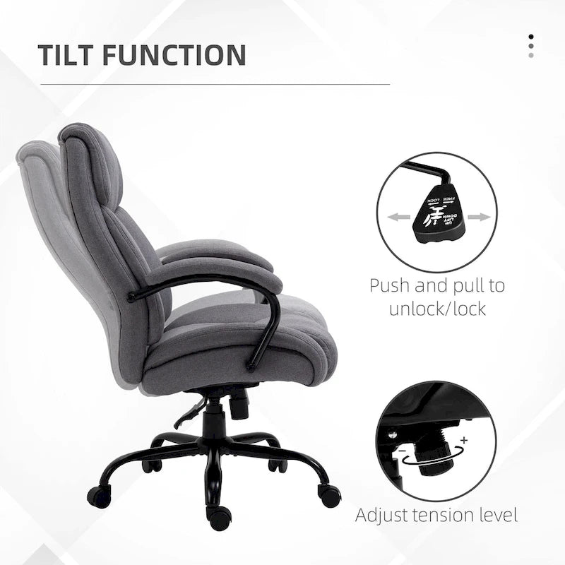 Chaise de bureau de direction haute