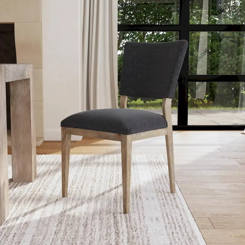Chaise de salle à manger capitonnée