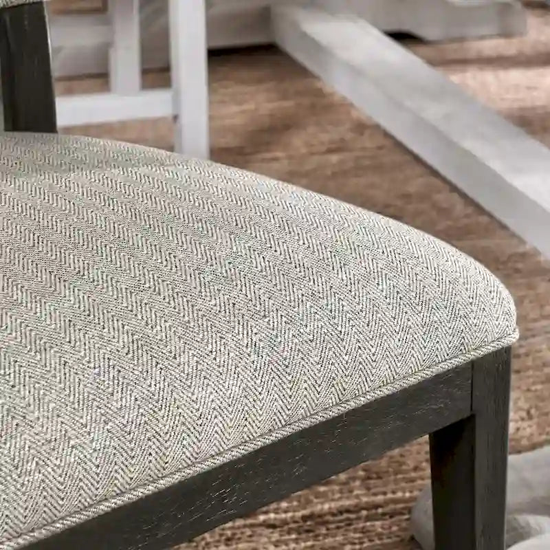 Chaise de salle à manger capitonnée