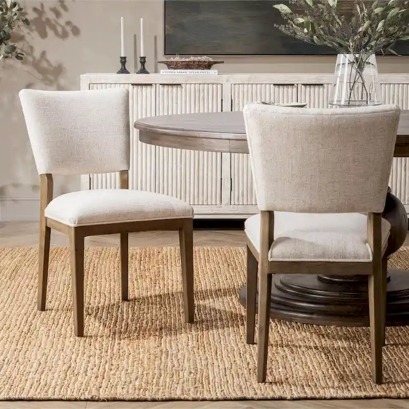 Chaise de salle à manger capitonnée