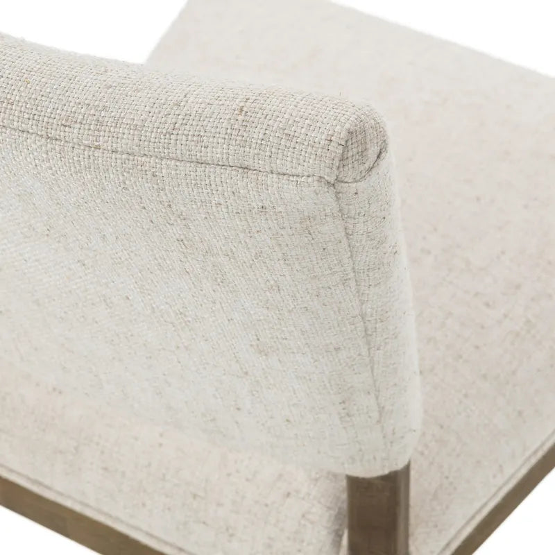 Chaise de salle à manger capitonnée