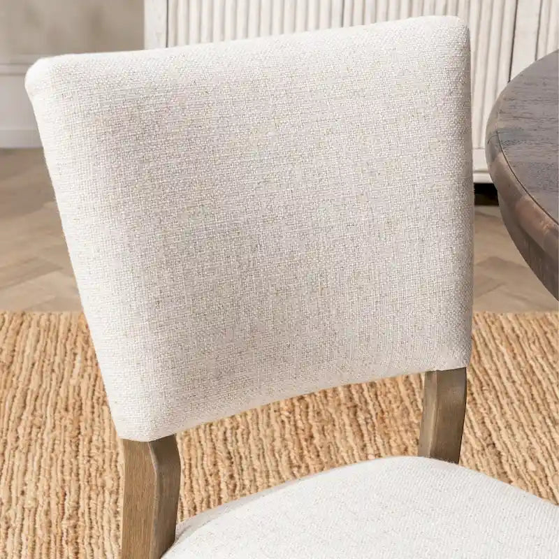 Chaise de salle à manger capitonnée