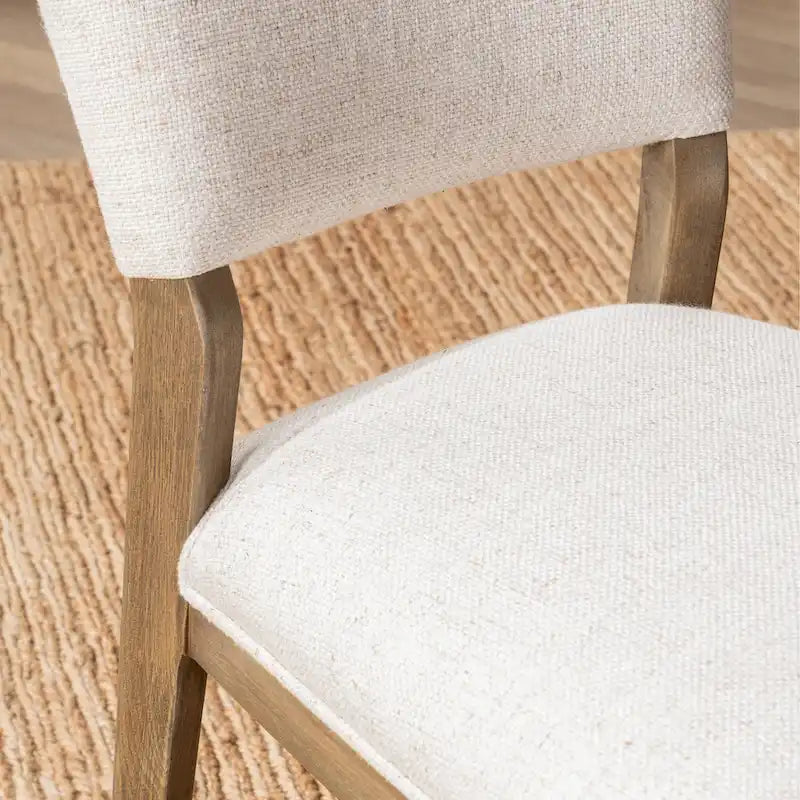 Chaise de salle à manger capitonnée