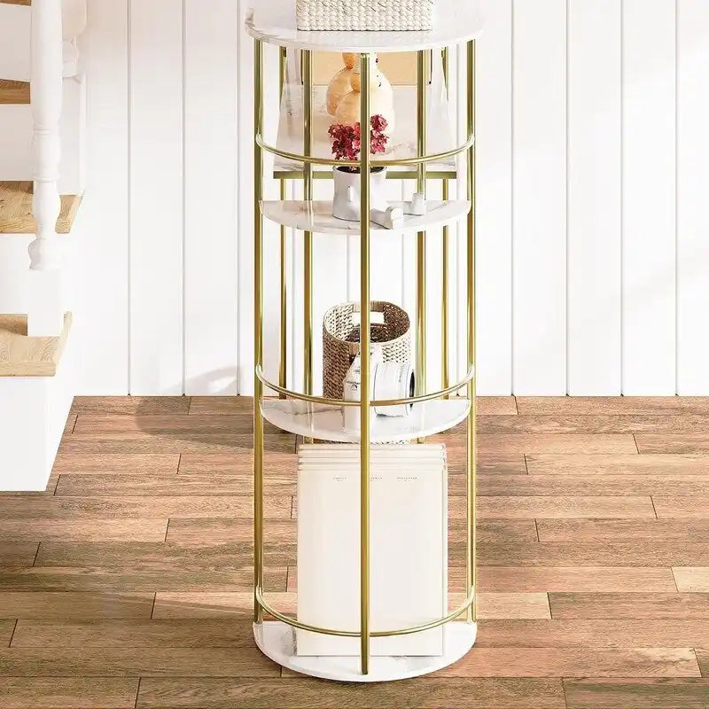 Console dorée Tables d'appoint étroites
