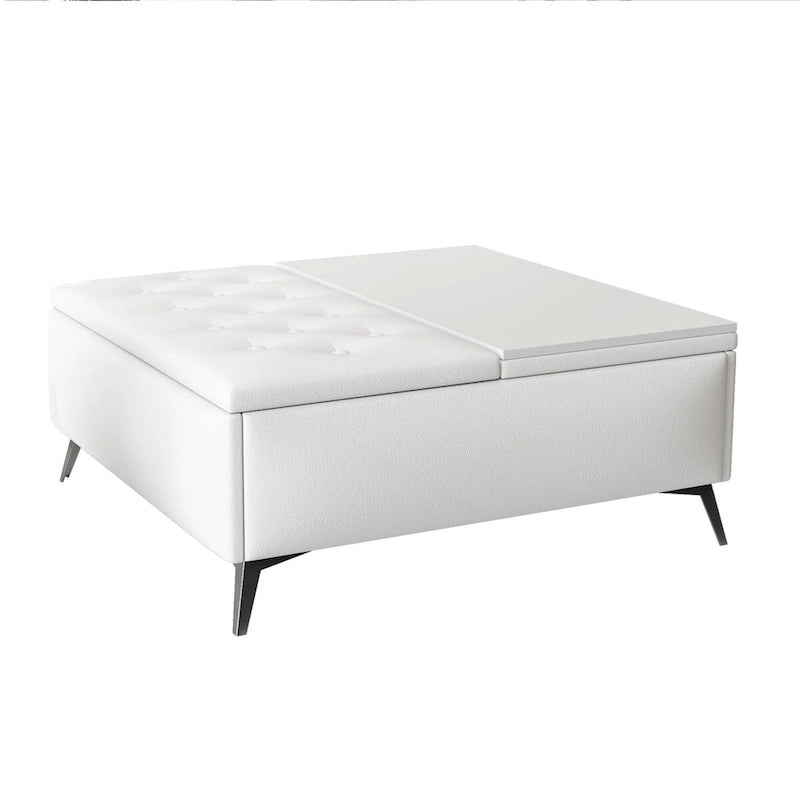 Banc de rangement carré large Table basse